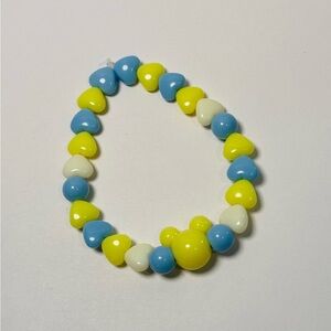 Colorful Disney and Hearts Bead Kids Bracelet